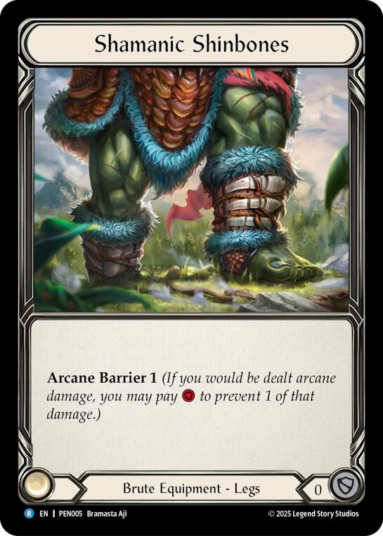 Image for Shamanic Shinbones (PEN005) (Compendium of Rathe) - Flesh and Blood TCG