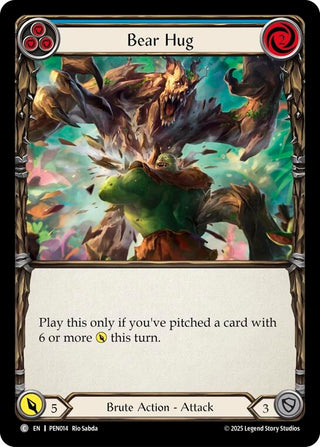 Image for Bear Hug (Blue) (PEN014) (Compendium of Rathe) - Flesh and Blood TCG
