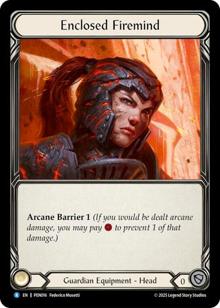 Image for Enclosed Firemind (PEN016) (Compendium of Rathe) - Flesh and Blood TCG