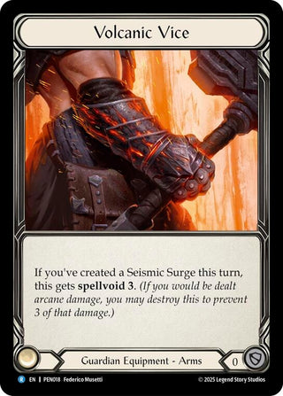 Image for Volcanic Vice (PEN018) (Compendium of Rathe) - Flesh and Blood TCG