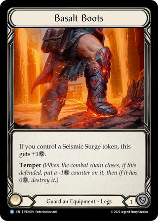 Image for Basalt Boots (PEN019) (Compendium of Rathe) - Flesh and Blood TCG