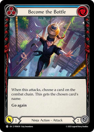 Image for Become The Bottle (Blue) (PEN039) (Compendium of Rathe) - Flesh and Blood TCG