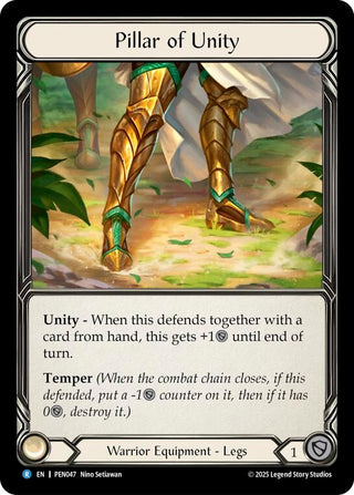 Image for Pillar Of Unity (PEN047) (Compendium of Rathe) - Flesh and Blood TCG