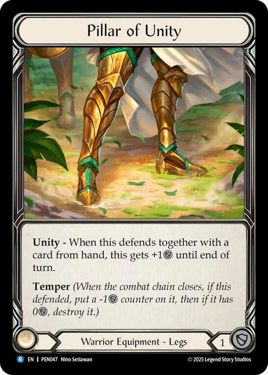 Image for Pillar Of Unity (PEN047) (Compendium of Rathe) - Flesh and Blood TCG