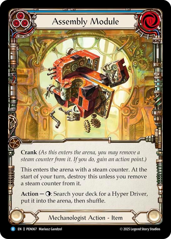 Image for Assembly Module (Blue) (PEN067) (Compendium of Rathe) - Flesh and Blood TCG