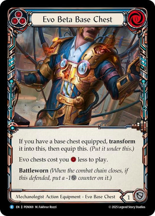 Image for Evo Beta Base Chest (Blue) (PEN069) (Compendium of Rathe) - Flesh and Blood TCG