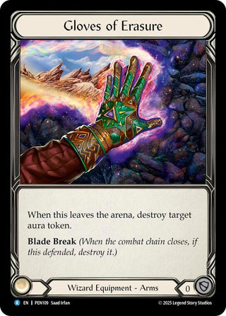 Image for Gloves Of Erasure (PEN109) (Compendium of Rathe) - Flesh and Blood TCG