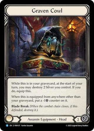 Image for Graven Cowl (PEN137) (Compendium of Rathe) - Flesh and Blood TCG