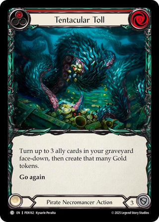Image for Tentacular Toll (Red) (PEN162) (Compendium of Rathe) - Flesh and Blood TCG