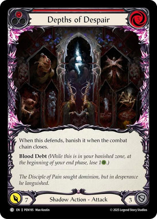 Image for Depths Of Despair (Red) (PEN195) (Compendium of Rathe) - Flesh and Blood TCG