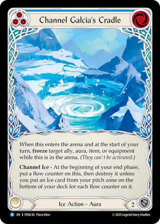 Image for Channel Galcias Cradle (Blue) (PEN230) (Compendium of Rathe) - Flesh and Blood TCG