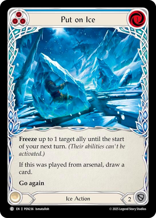 Image for Put On Ice (Blue) (PEN236) (Compendium of Rathe) - Flesh and Blood TCG
