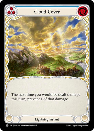 Image for Cloud Cover (Blue) (PEN248) (Compendium of Rathe) - Flesh and Blood TCG