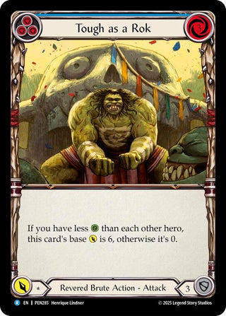 Image for Tough As A Rok (Blue) (PEN285) (Compendium of Rathe) - Flesh and Blood TCG