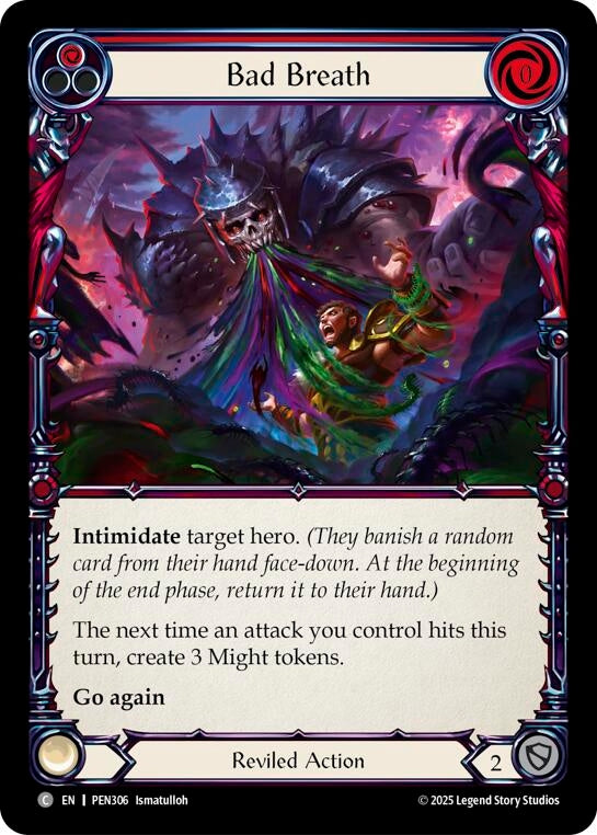 Image for Bad Breath (Red) (PEN306) (Compendium of Rathe) - Flesh and Blood TCG