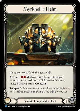 Image for Myrkhellir Helm (PEN315) (Compendium of Rathe) - Flesh and Blood TCG