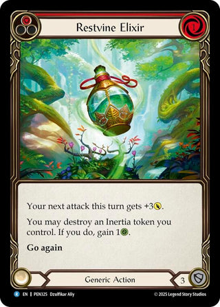 Image for Restvine Elixir (Red) (PEN325) (Compendium of Rathe) - Flesh and Blood TCG
