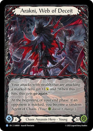 Image for Arakni, Web of Deceit (Extended Art) (SAR001) (Silver Age Chapter 2) - Flesh and Blood TCG