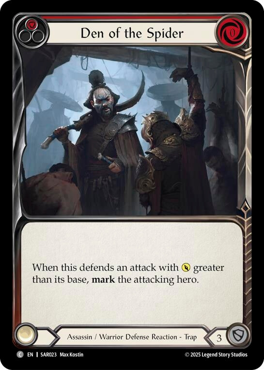 Image for Den of the Spider (SAR023) (Silver Age Chapter 2) - Flesh and Blood TCG