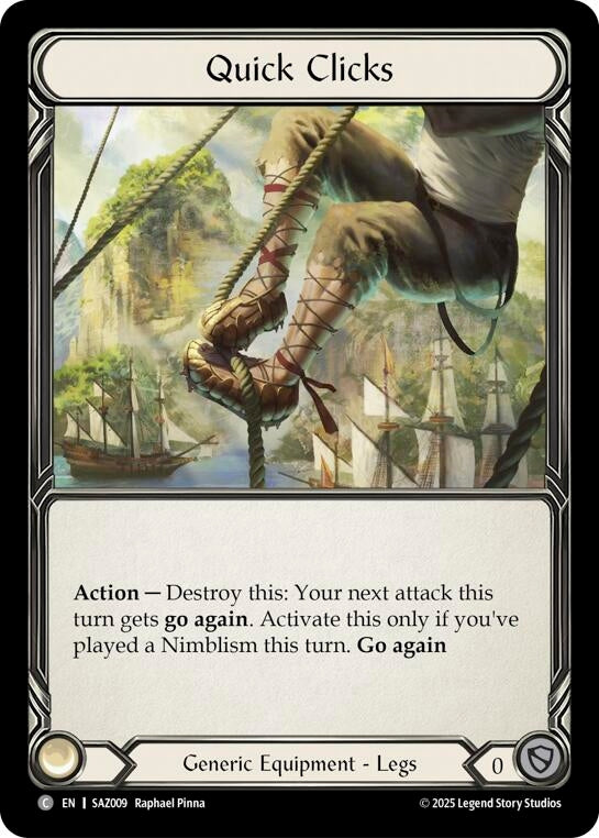 Image for Quick Clicks (SAZ009) (Silver Age Chapter 2) - Flesh and Blood TCG