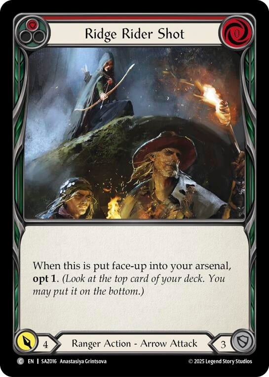 Image for Ridge Rider Shot (SAZ016) (Silver Age Chapter 2) - Flesh and Blood TCG