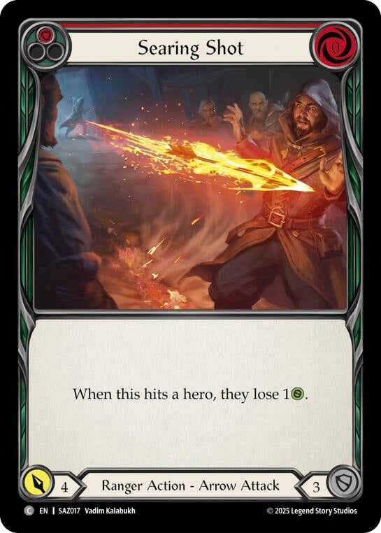Image for Searing Shot (SAZ017) (Silver Age Chapter 2) - Flesh and Blood TCG