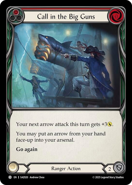 Image for Call in the Big Guns (SAZ020) (Silver Age Chapter 2) - Flesh and Blood TCG