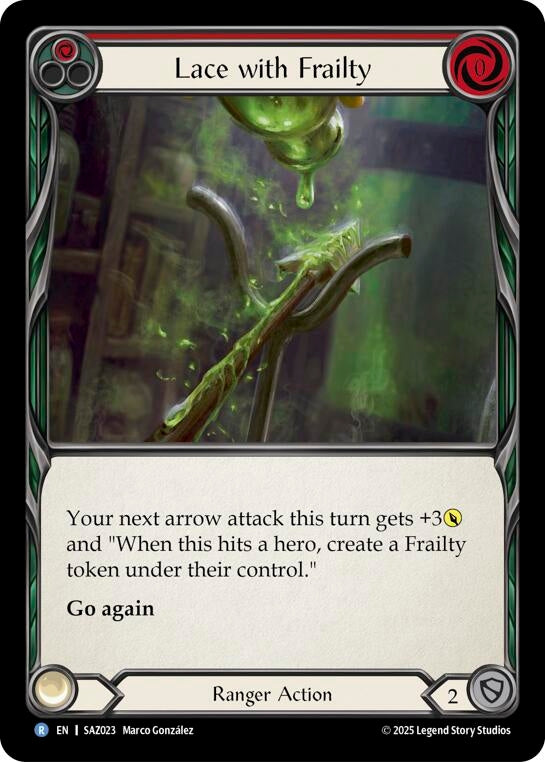 Image for Lace with Frailty (SAZ023) (Silver Age Chapter 2) - Flesh and Blood TCG