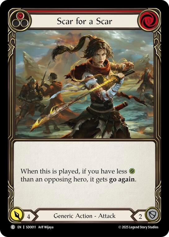 Image for Scar for a Scar (SDO011) (SDO011) (Silver Age Chapter 2) - Flesh and Blood TCG