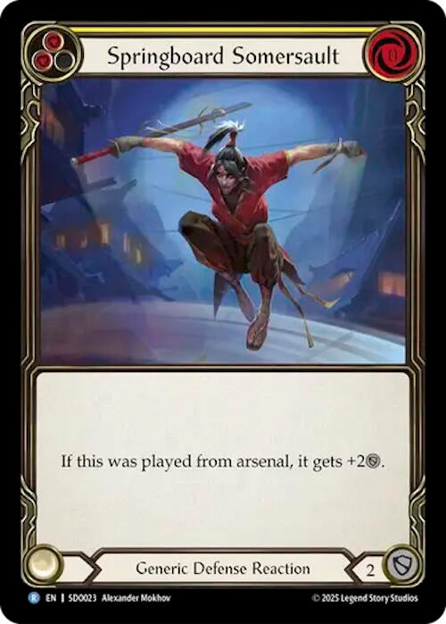 Image for Springboard Somersault (SDO023) (SDO023) (Silver Age Chapter 2) - Flesh and Blood TCG