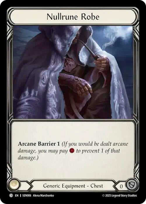 Image for Nullrune Robe (SEN006) (SEN006) (Silver Age Chapter 2) - Flesh and Blood TCG