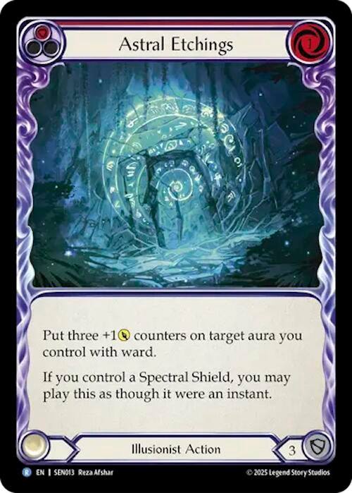 Image for Astral Etchings (SEN013) (Silver Age Chapter 2) - Flesh and Blood TCG