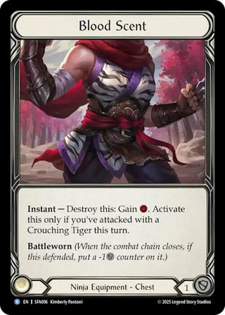 Image for Blood Scent (SFA006) (Silver Age Chapter 2) - Flesh and Blood TCG