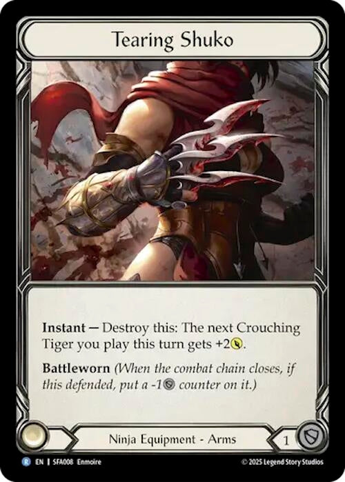 Image for Tearing Shuko (SFA008) (Silver Age Chapter 2) - Flesh and Blood TCG