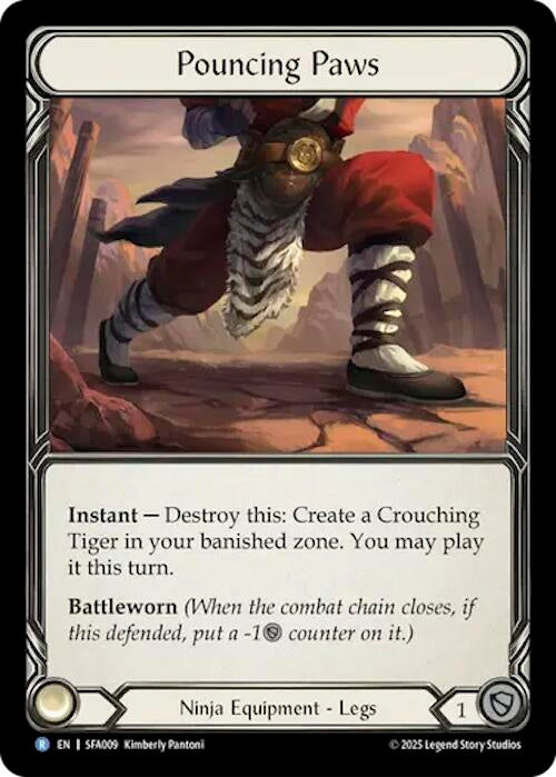 Image for Pouncing Paws (SFA009) (Silver Age Chapter 2) - Flesh and Blood TCG
