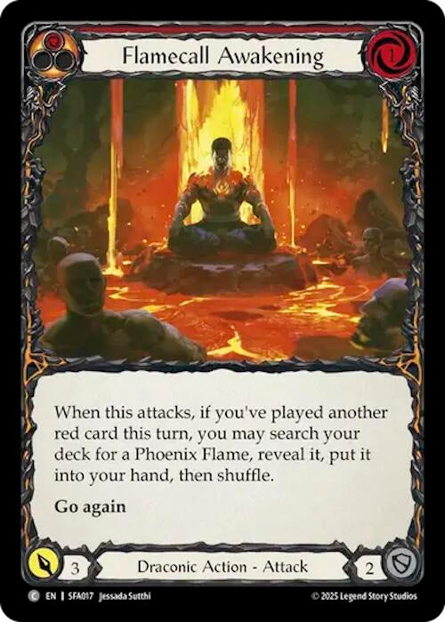 Image for Flamecall Awakening (SFA017) (Silver Age Chapter 2) - Flesh and Blood TCG