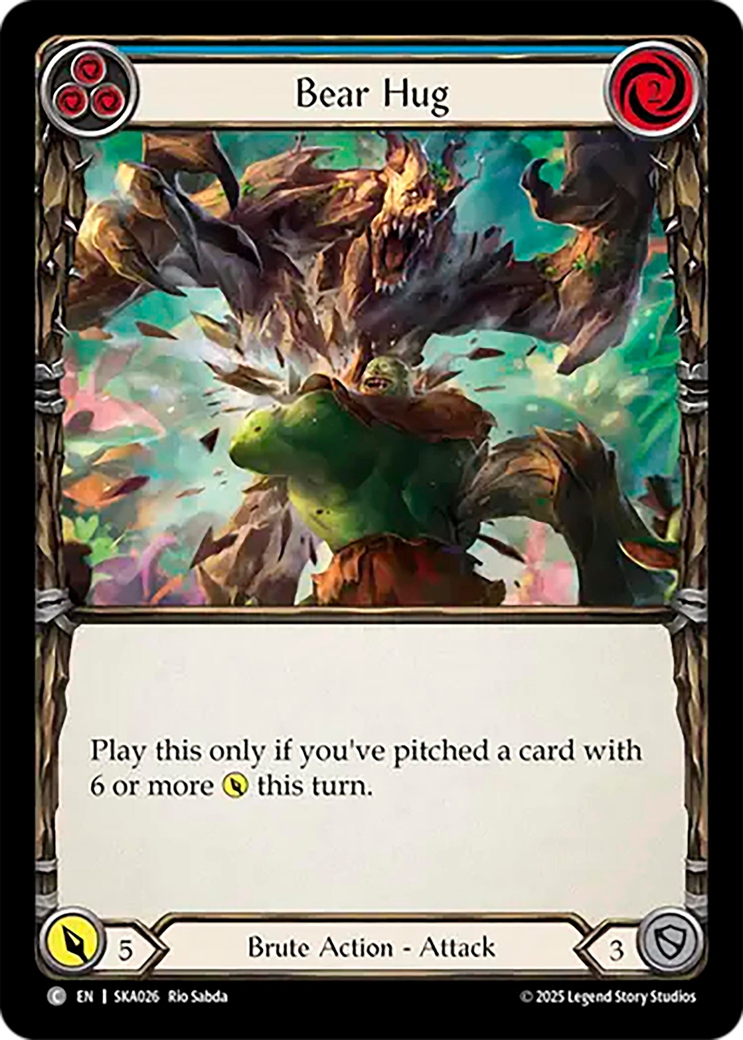 Image for Bear Hug (SKA026) (Silver Age Chapter 1) - Flesh and Blood TCG
