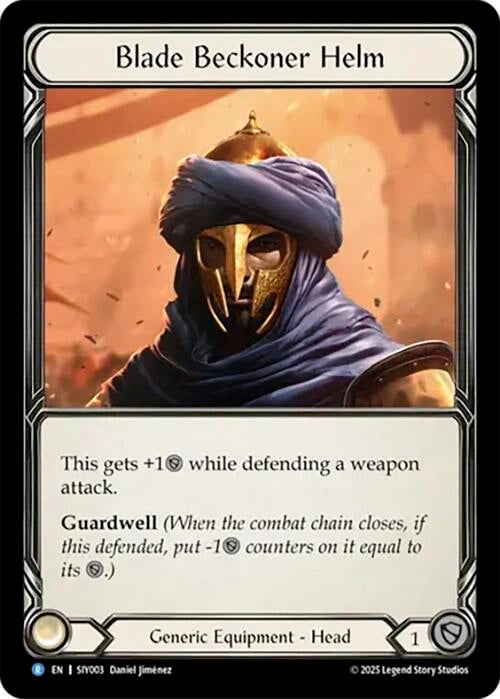 Image for Blade Beckoner Helm (SIY003) (SIY003) (Silver Age Chapter 1) - Flesh and Blood TCG