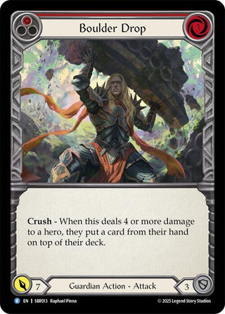 Image for Boulder Drop (Red) (SBR013) (Silver Age Chapter 1) - Flesh and Blood TCG