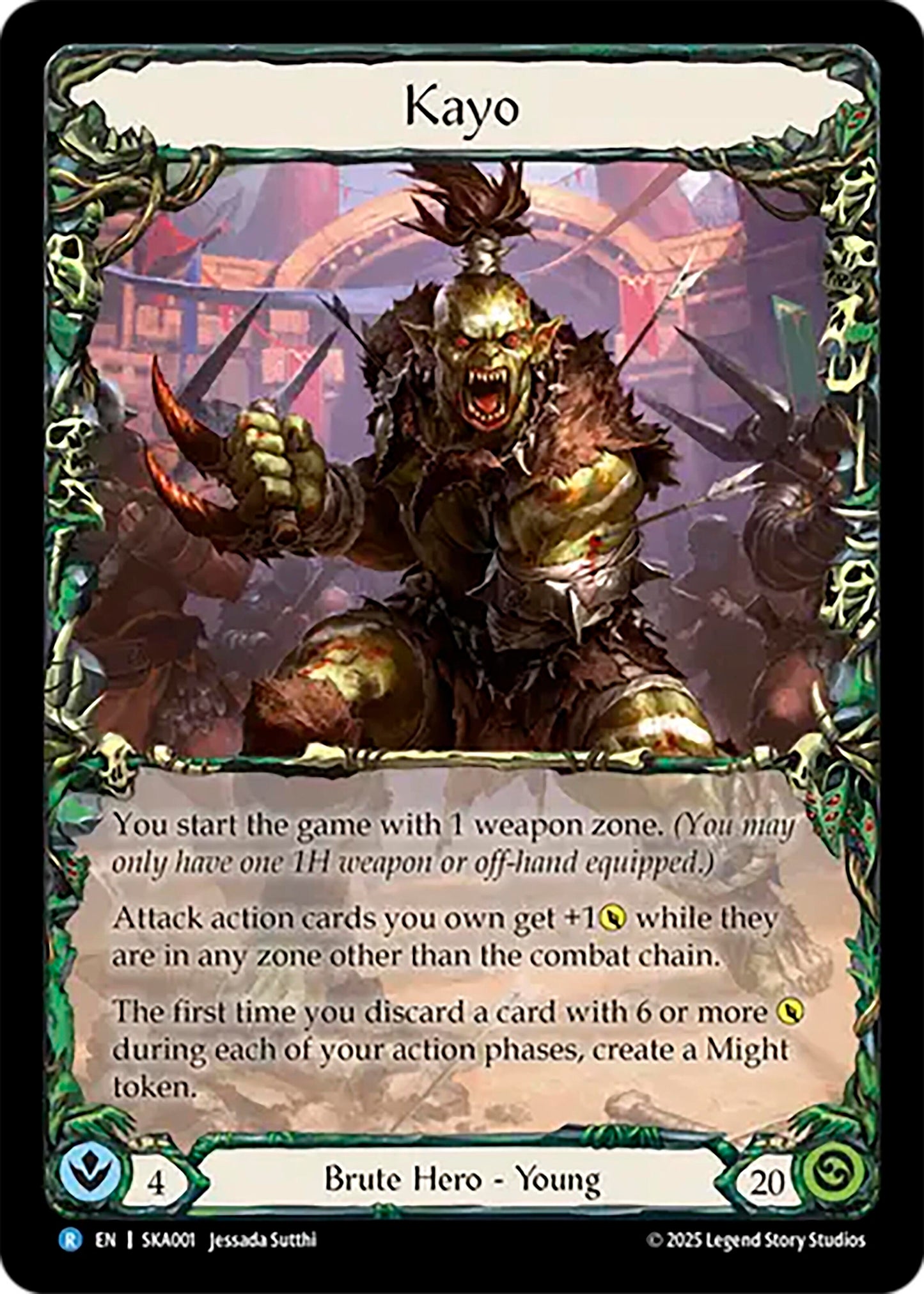 Image for Kayo (SKA001) (SKA001) (Silver Age Chapter 1) - Flesh and Blood TCG