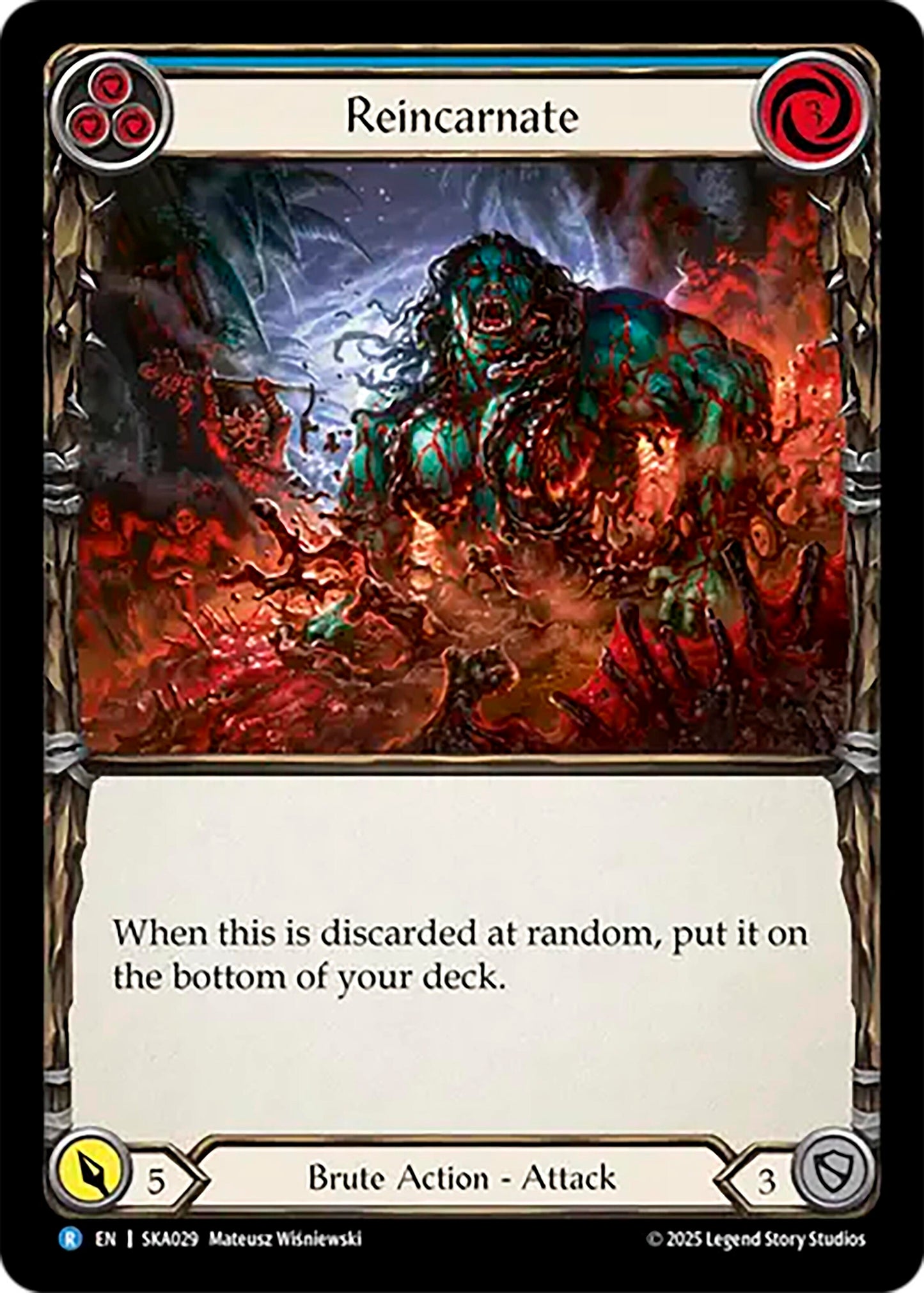 Image for Reincarnate (SKA029) (Silver Age Chapter 1) - Flesh and Blood TCG