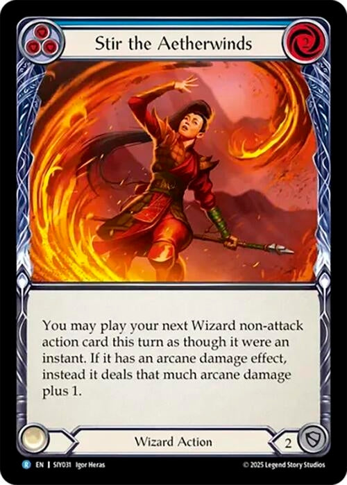 Image for Stir the Aetherwinds (SIY031) (Silver Age Chapter 1) - Flesh and Blood TCG