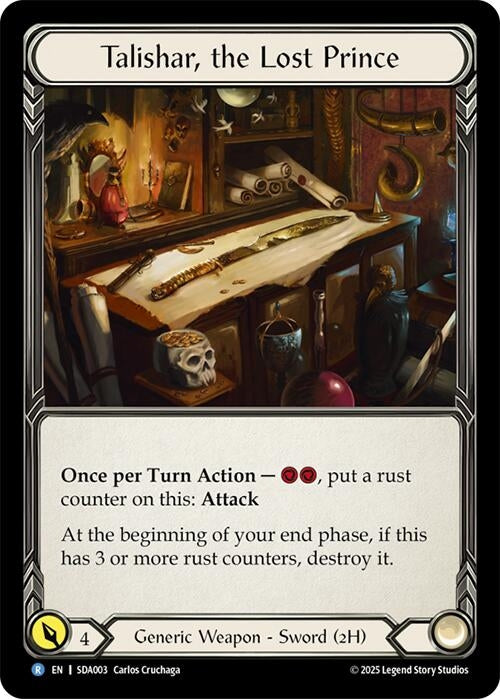 Image for Talishar, the Lost Prince (SDA003) (Silver Age Chapter 1) - Flesh and Blood TCG