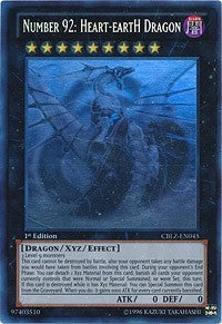 Number 92: Heart-eartH Dragon (Ghost Rare) (45) (CBLZ) - YuGiOh Single