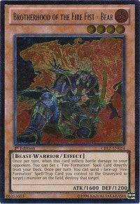Brotherhood of the Fire Fist - Bear (UTR) (24) (CBLZ) - YuGiOh Single