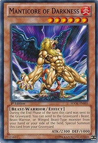 Manticore of Darkness (5) (SDOK) - YuGiOh Single