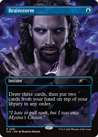 Image for Brainstorm (2491) (2491) (Secret Lair Drop Series) - Magic: The Gathering