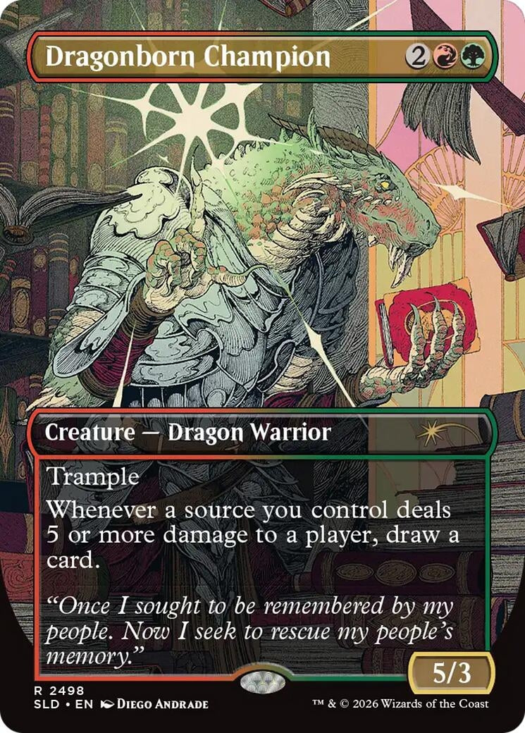 Image for Dragonborn Champion (2498) (Secret Lair Drop Series) - Magic: The Gathering