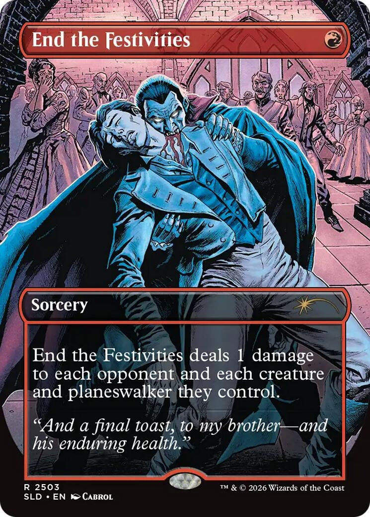 Image for End the Festivities (2503) (Secret Lair Drop Series) - Magic: The Gathering