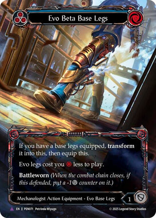 Image for Evo Beta Base Legs (Blue) (Marvel) (PEN071) (Compendium of Rathe) - Flesh and Blood TCG